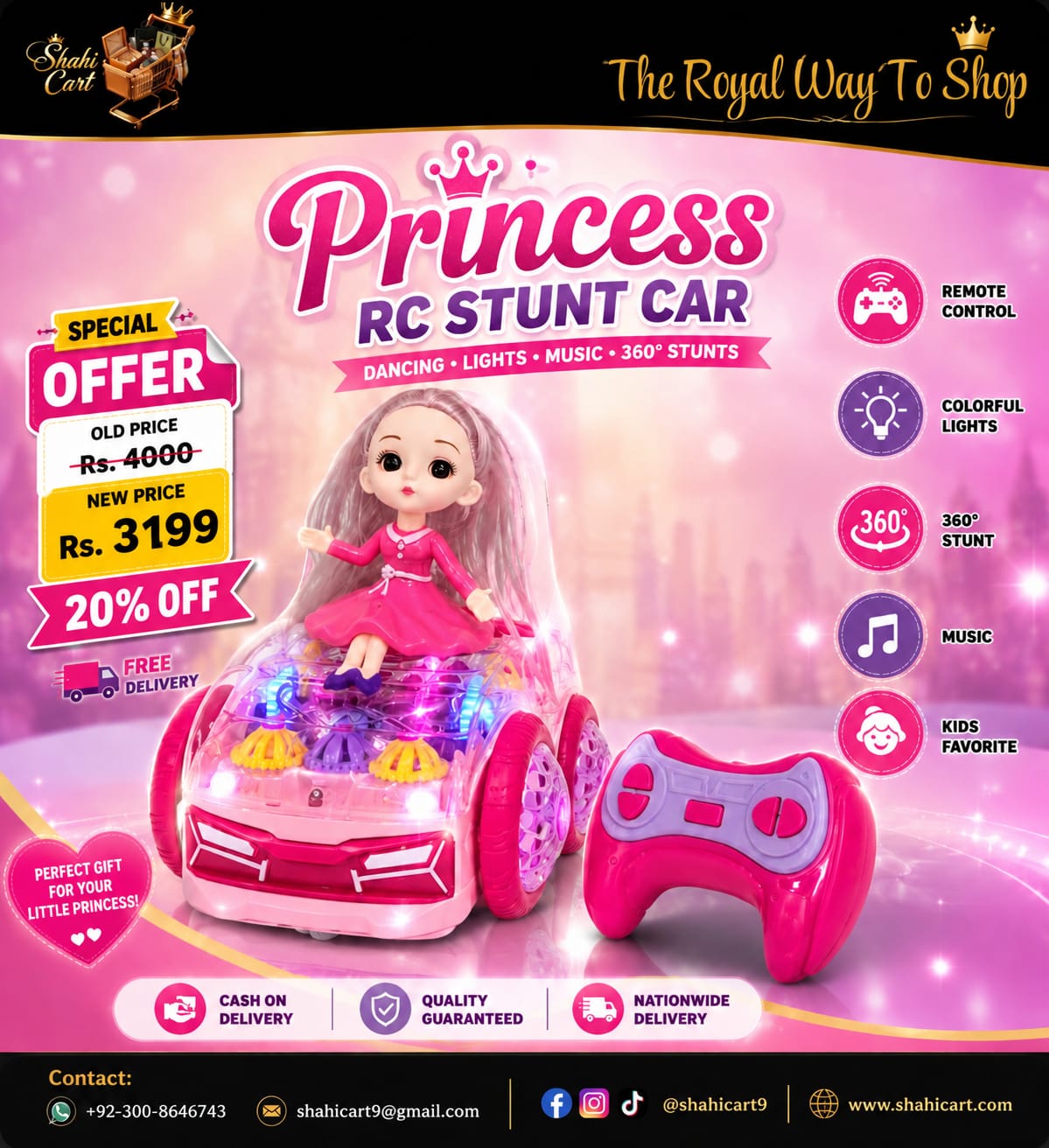 Princess RC Stunt Car
