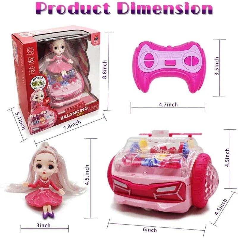 Remote Control Doll Car with Music and lighting