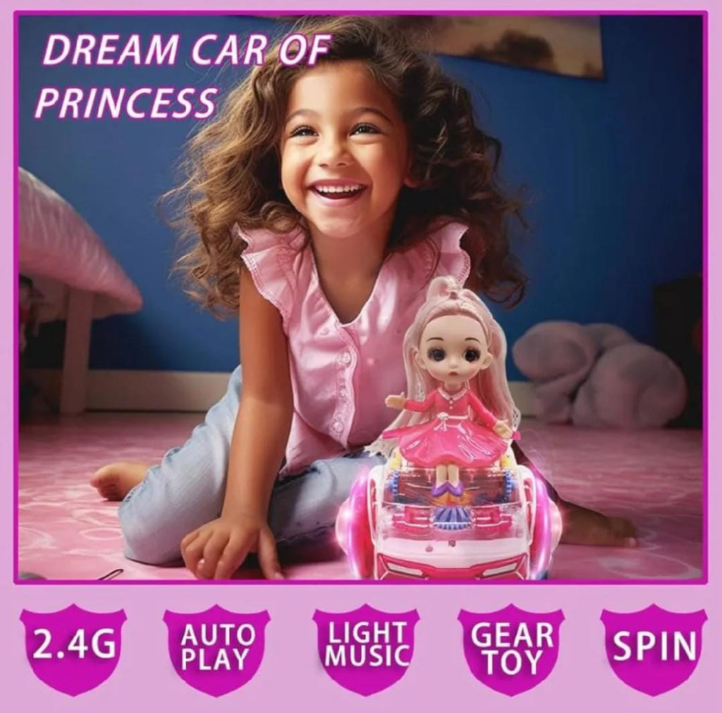 Remote Control Doll Car with Music and lighting